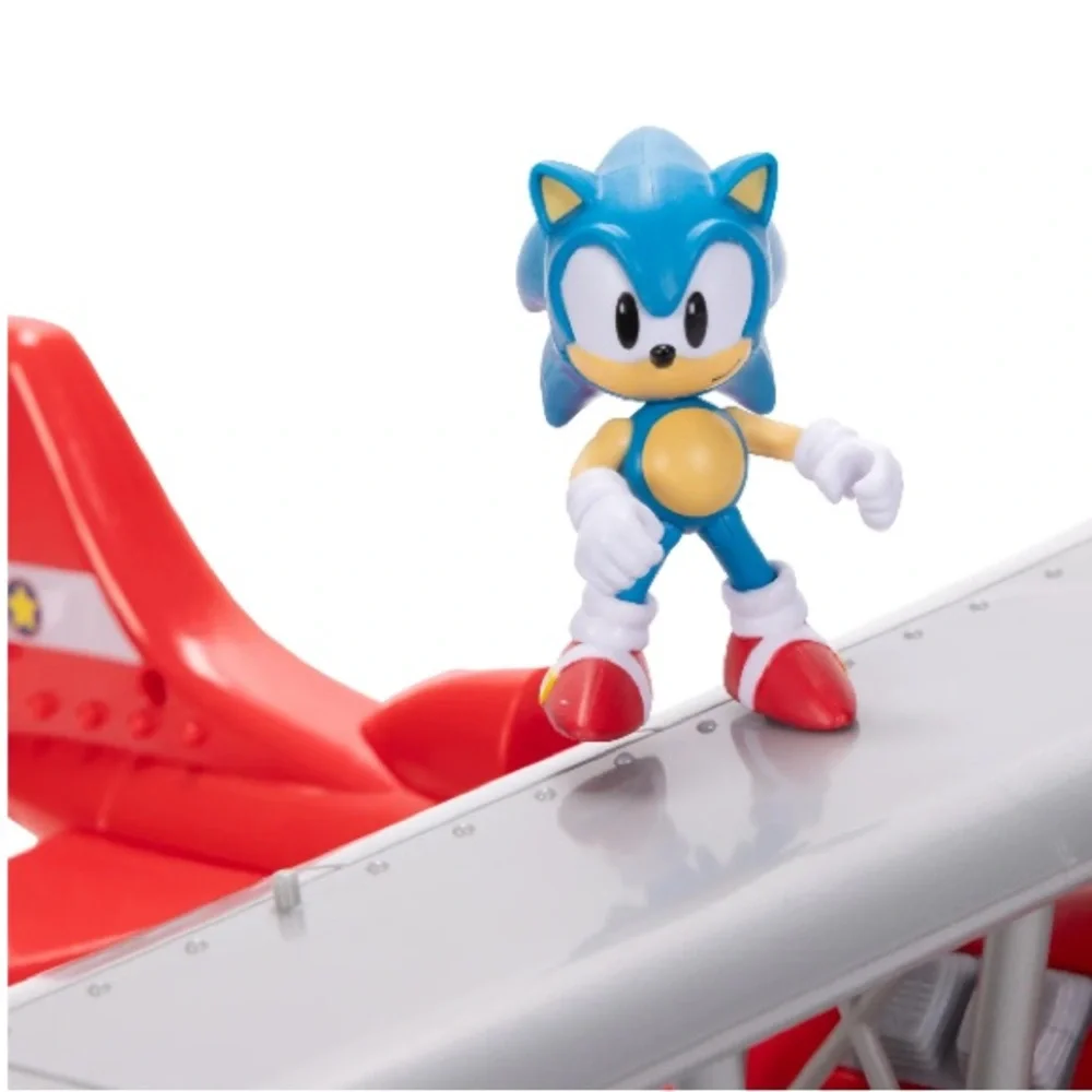 Sonic the Hedgehog Tornado Biplane with Sonic Figure
